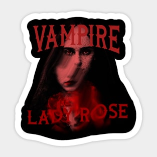 Vampire Lady Rose Sticker